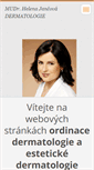 Mobile Screenshot of dermatolozka.cz